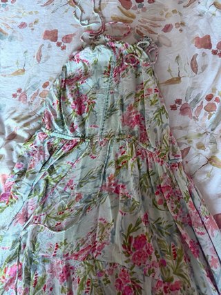 Vestido estampado flores