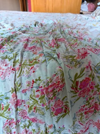 Vestido estampado flores