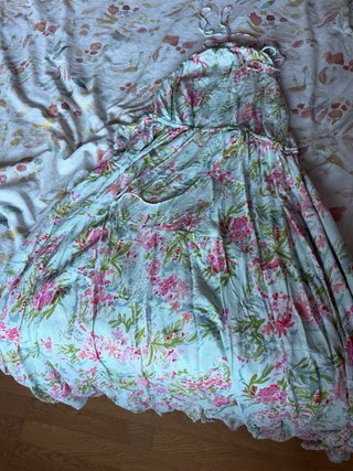 Vestido estampado flores