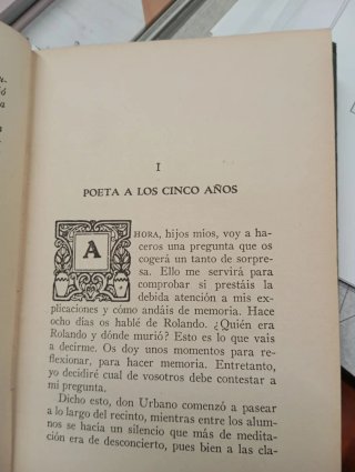Libro antiguo "López de Vega",1935