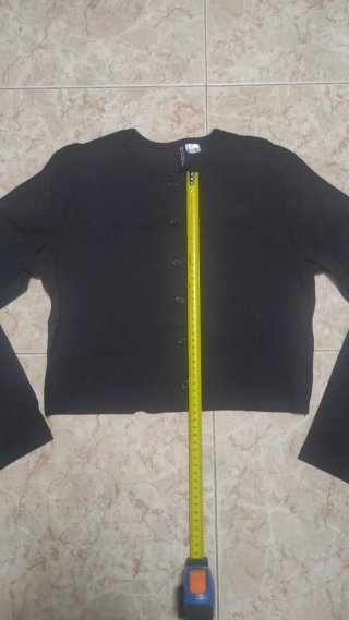 Chaqueta H&M Negra Manga Larga Talla M