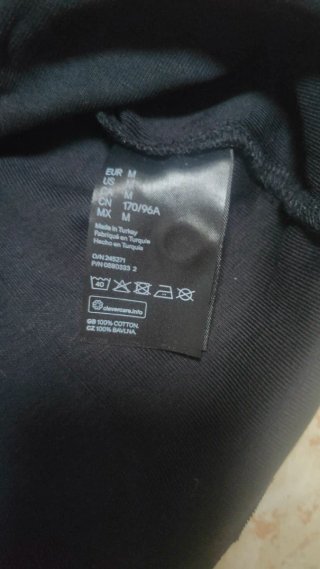 Chaqueta H&M Negra Manga Larga Talla M