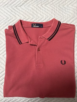 Polo Fred Perry Rosa Talla M