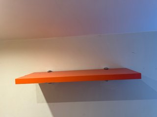 Estantería Pared Roja 80cm