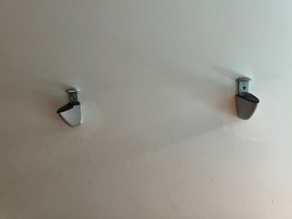 Estantería Pared Roja 80cm