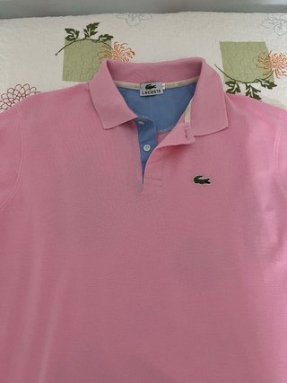 Polo Lacoste Rosa Talla M-L Sin Estrenar