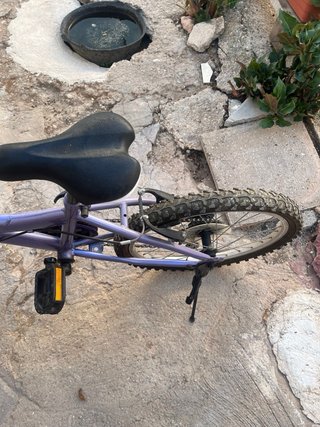 Bicicleta niña 16 pulgadas morada
