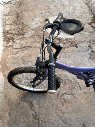 Bicicleta niña 16 pulgadas morada