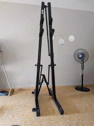 Attrezzatura palestra Domyos 500 + barra 2 m + set manubri