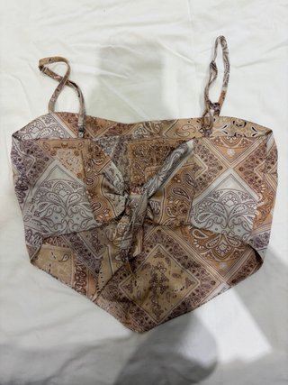 Top Bandana Estampado Stradivarius Talla Única