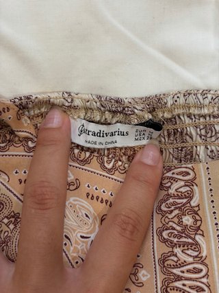 Top Bandana Estampado Stradivarius Talla Única