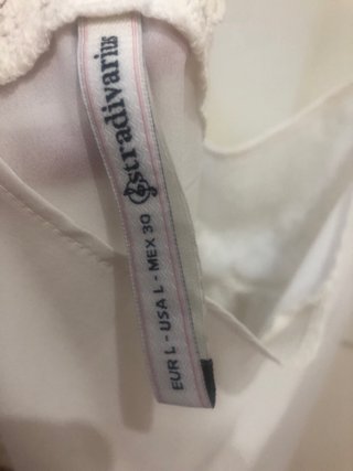 Blusa blanca con bordado