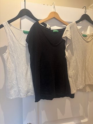 Camisetas Lino Benetton Talla L