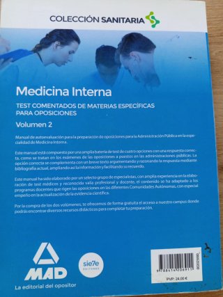 Medicina Interna. Test comentados de materias e...