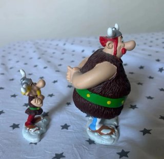 Figuras Asterix y Obelix Plastoy