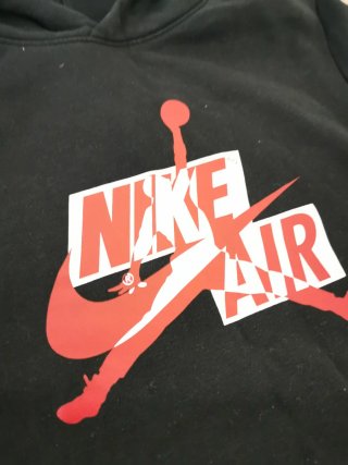 Sudadera Nike Negra con Logo Jordan