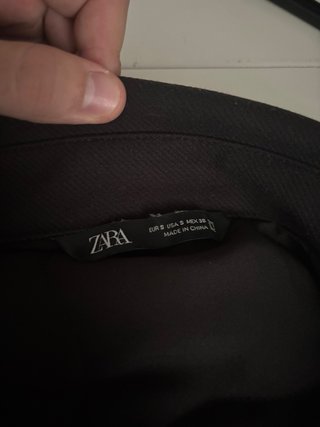 Chaqueta Zara Negra Hombre