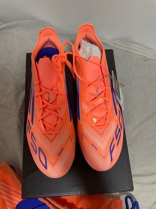 Zapatillas Fútbol Adidas F50 Naranja/Azul