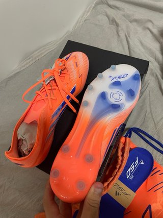 Zapatillas Fútbol Adidas F50 Naranja/Azul