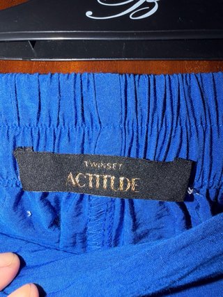 Pantaloni Twin Set Actitude Blu