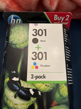 Cartucce HP 301 Black + Tri-color 2-pack