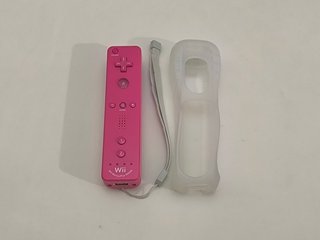 Mando Wii Motion Plus Rosa + Funda + Correa