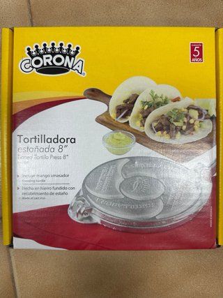 Tortilladora Corona – ¡Nueva y lista para usar