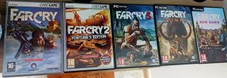 Lote 5 Juegos Far Cry PC juntosno sueltos.