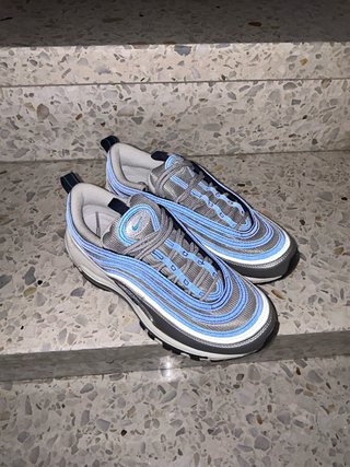 Nike Air Max 97 Azul y Plateado