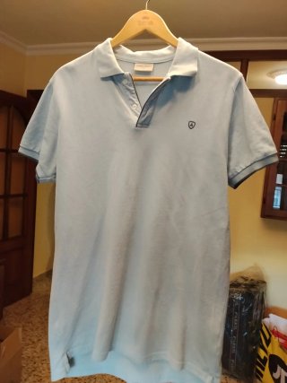 Polo Álvaro Moreno Azul Talla M