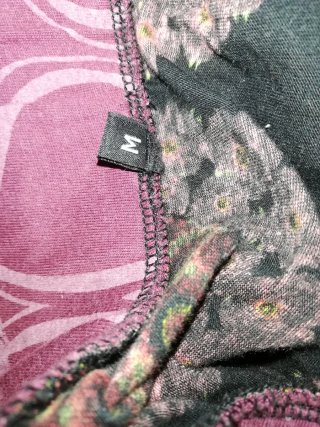 Falda Desigual Talla M Estampada