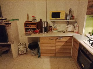 Cocina completa madera y metal