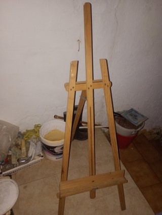 Borriquete de pintura de madera