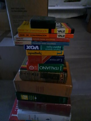 Pack diccionarios inglés, francés, italiano,alemán