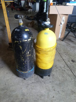 2 Botellas Buceo Acero Cargadas