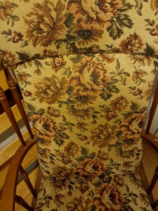 Sillón mecedora vintage para restaurar