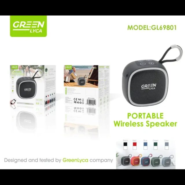 Altavoz Bluetooth Green Lyca GL69801