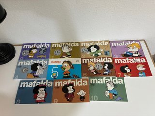 Colección Mafalda Quino 0–10 completa – 11 libros
