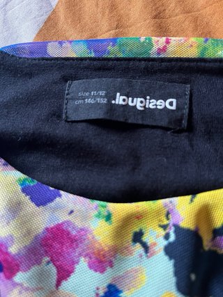 Vestido Desigual niña T.11-12