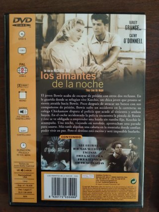 DVD Los amantes de la noche (Nicholas Ray)