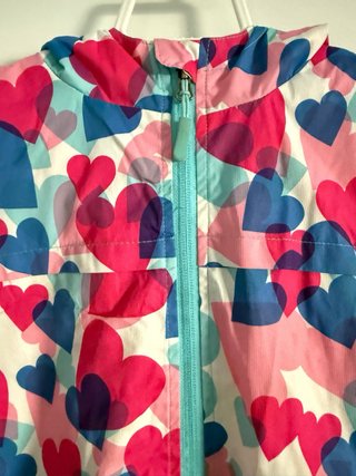 Chaqueta niña corazones T 140 cm