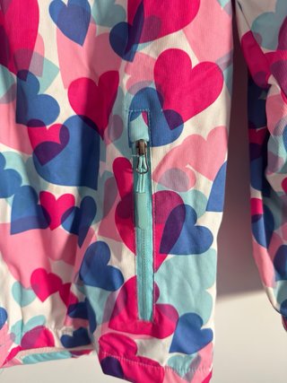 Chaqueta niña corazones T 140 cm