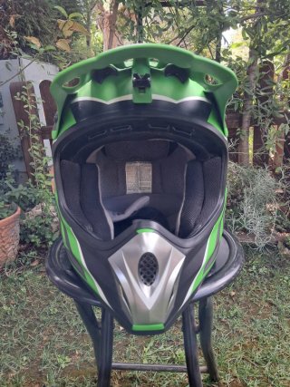 Casco Enduro Kawasaki K-MX Verde talla L