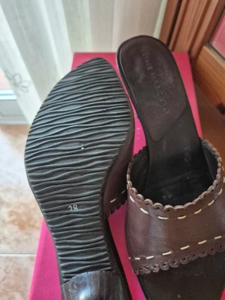Sandalias Jaime Mascaró Marrón Tacón