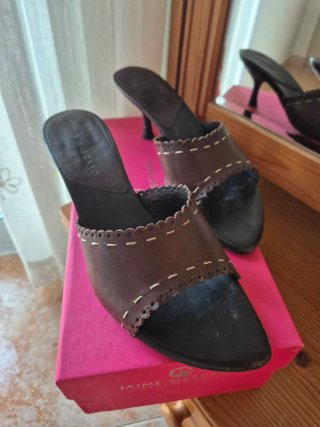 Sandalias Jaime Mascaró Marrón Tacón