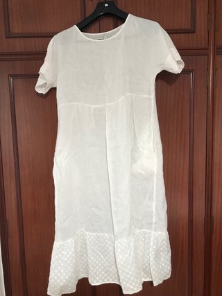 Vestido blanco de firma italiana estilo ibicenco
