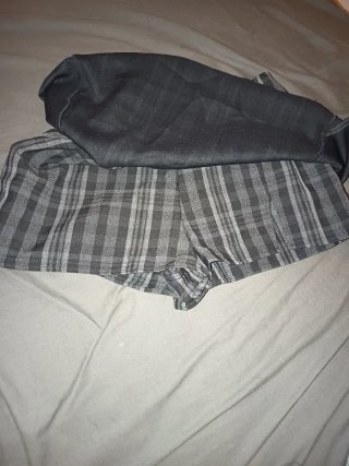 Falda pantalón Stradivarius cuadros