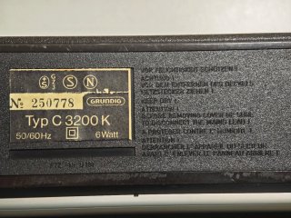Grundig C3200 Radio Cassette Recorder
