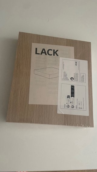 Estantería Lack efecto roble