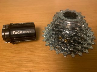 Nucleo Tacx T2875-51 y Cassette Campagnolo 12/25 1